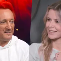 Tomasz Wygoda z żoną i dziećmi, uśmiechnięci i szczęśliwi.
