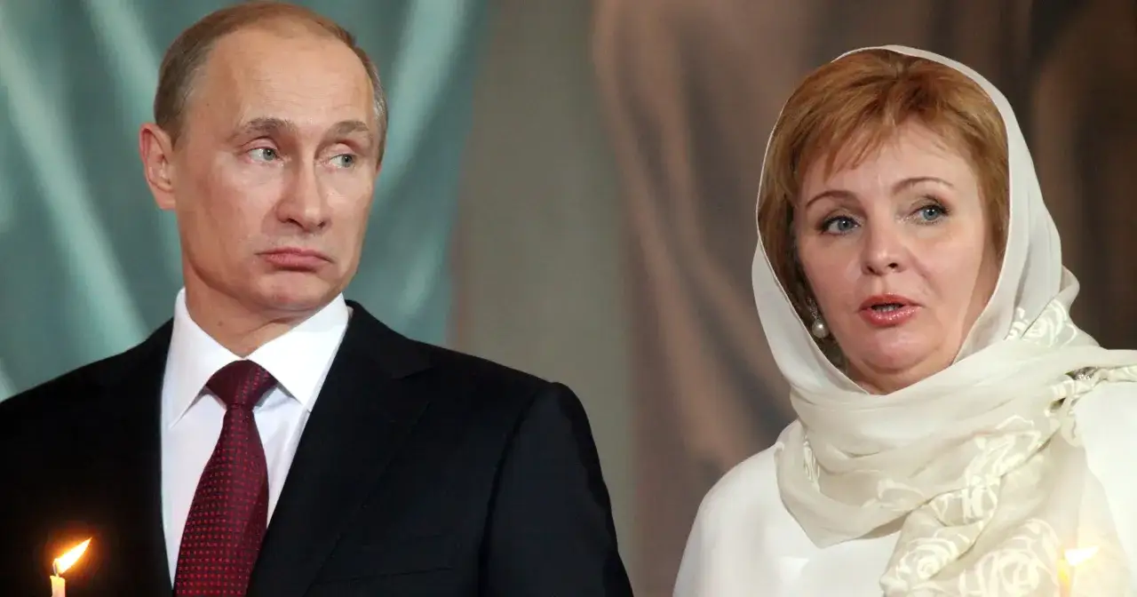 Władimir Putin i jego żona, Ludmiła, w kościele.