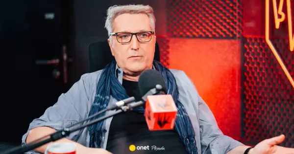 Robert Bernatowicz w studio, z żoną w myślach, opowiada o swoich pasjach.